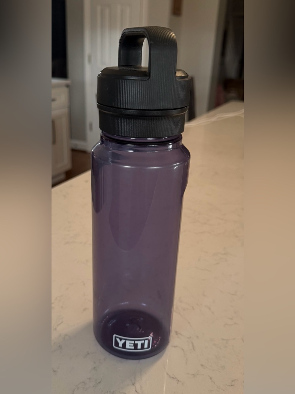 Yeti Purple Bottle with Black Carry Lid